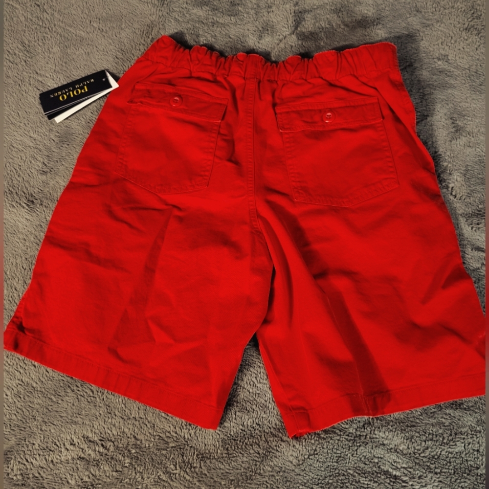 POLO | Ralph Lauren Red Cargo Shorts Size 34